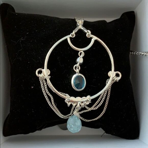 Apt 9 — Beautiful Silver + Turquoise Necklace - Picture 7 of 7